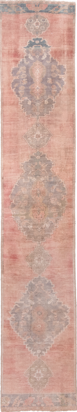 Antique Anatol Runner Rug (2' x 15')